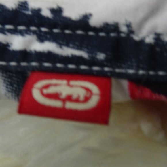 Ecko Unlimited Red/Black Logo Bup Shirt Size Med - Picture 3 of 6